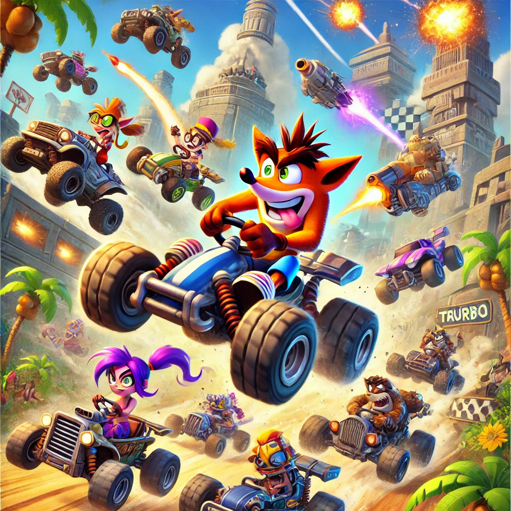 Karakter Paling Andal di Crash Tag Team Racing